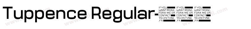 Tuppence Regular字体转换